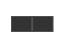 Padrão de layout horizontal de dois quadrados